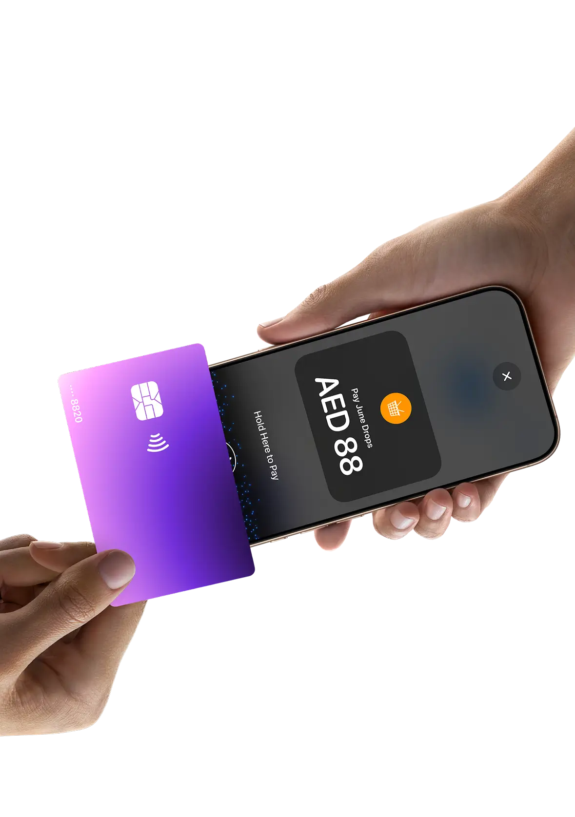 image of tap to pay on iphone